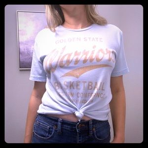 Vintage golden state warriors nba tee